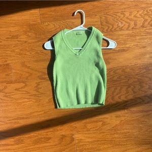 Brandy Melville Lime Green Vest Top